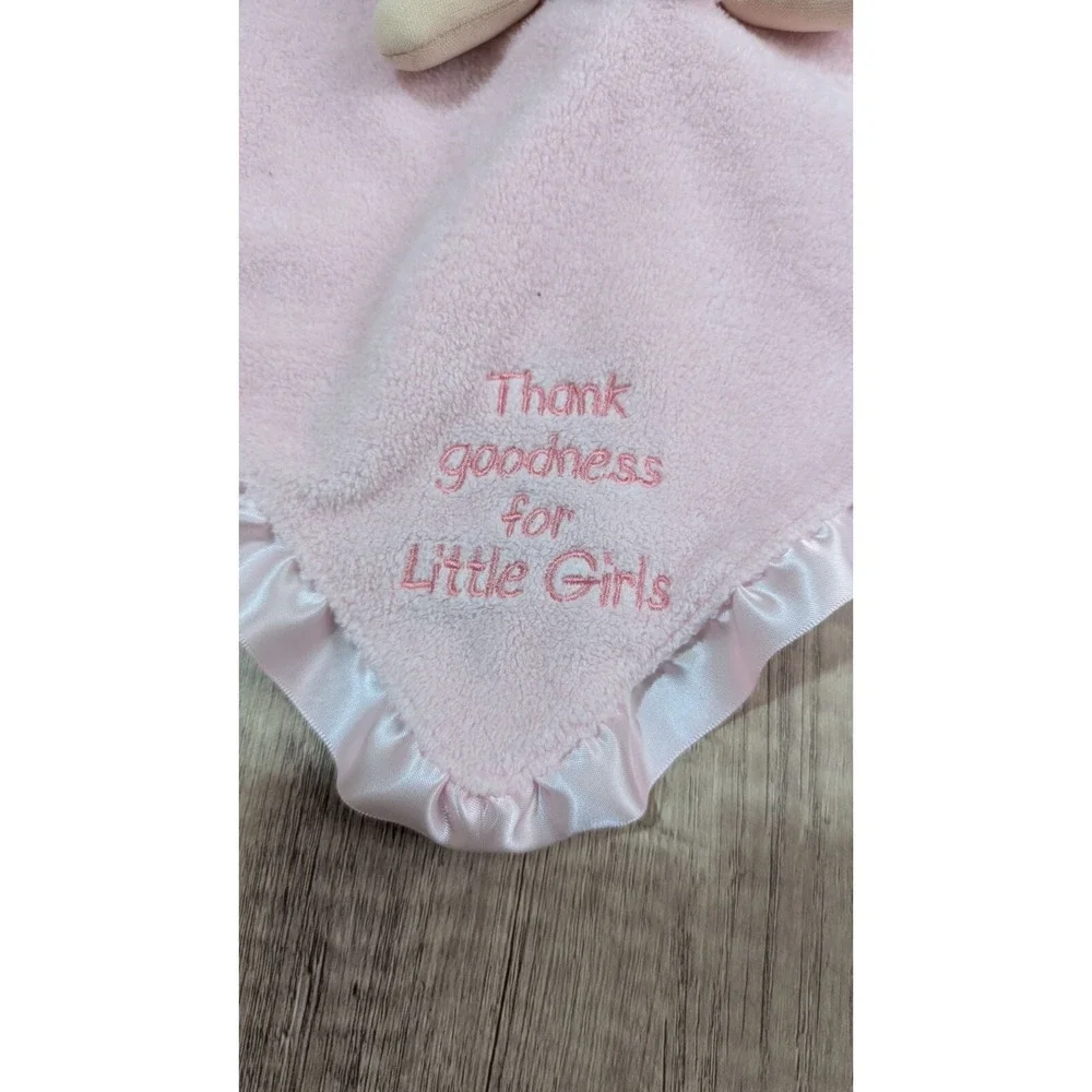 Kids Preferred Pink Baby Lovey‎ Doll Satin rim  Thank Goodness For Little Girls